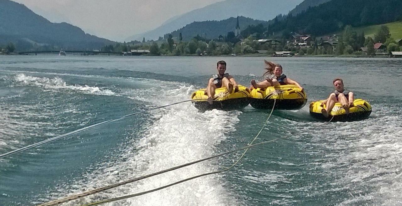 Chalets Zoehrer - Wohnen Am Wasser Weissensee Exteriör bild