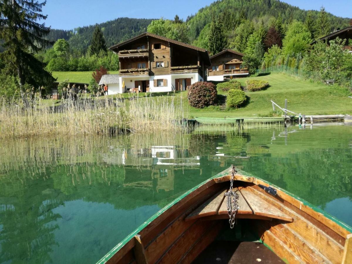 Chalets Zoehrer - Wohnen Am Wasser Weissensee Exteriör bild